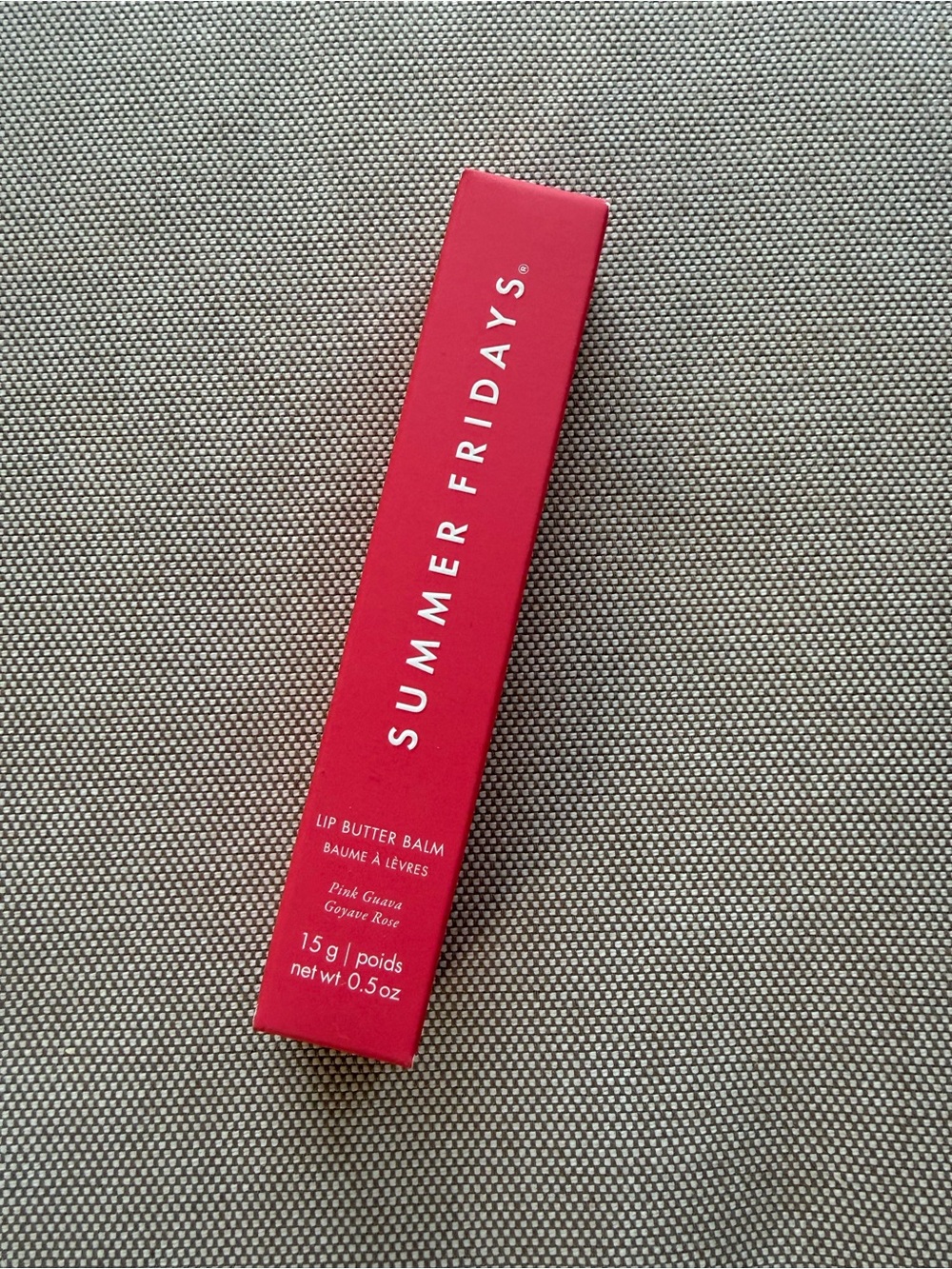 Summer Fridays Lip Butter Balm in Bright Pink Box